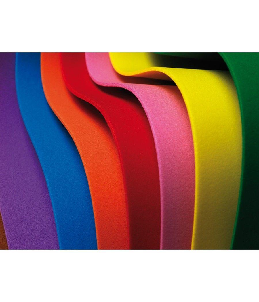 Goma eva liderpapel 50x70cm 60g/m2 espesor 1.5mm negro pack 10 unidades - Imagen 5