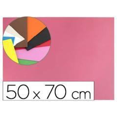 Goma eva liderpapel 50x70cm 60g/m2 espesor 1.5mm rosa pack 10 unidades - Imagen 1