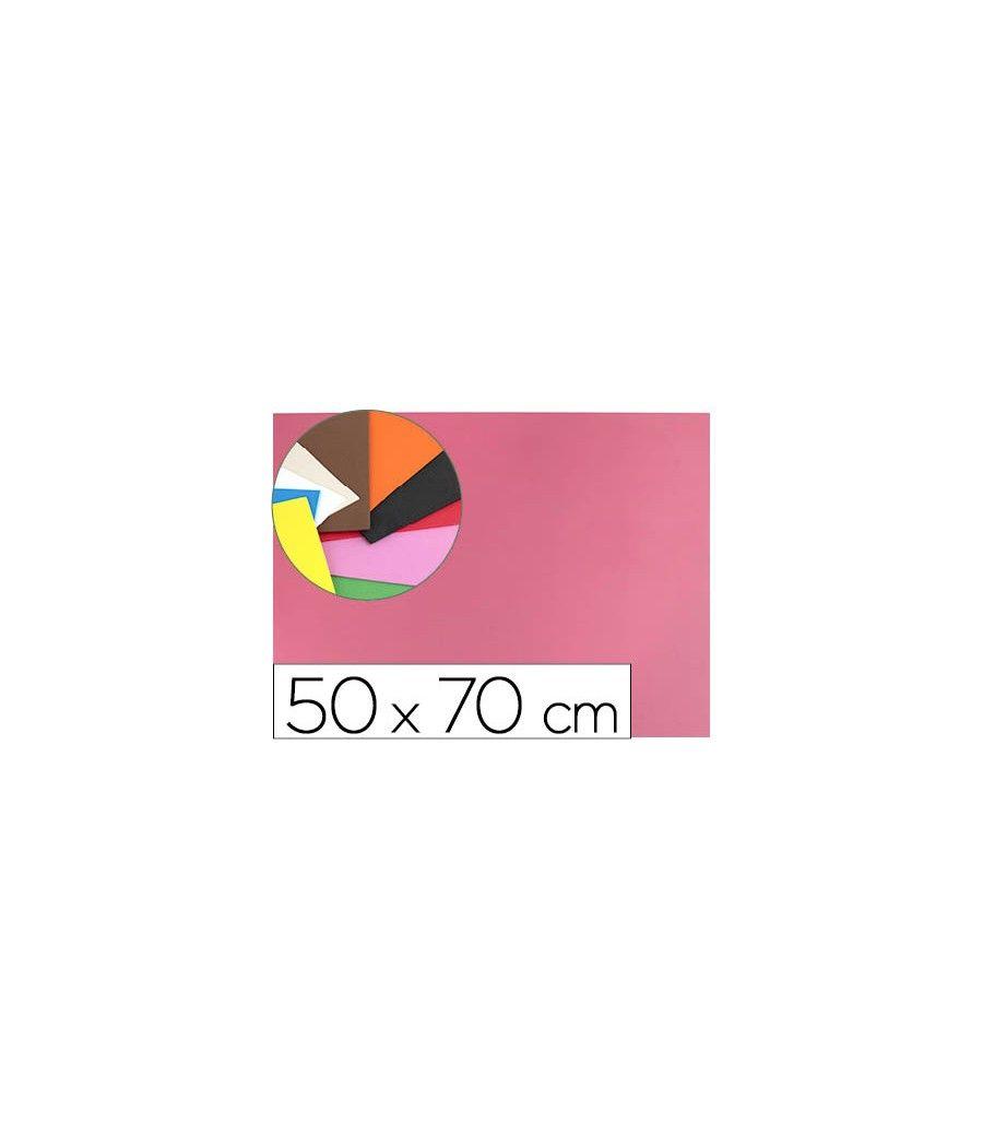 Goma eva liderpapel 50x70cm 60g/m2 espesor 1.5mm rosa pack 10 unidades - Imagen 1