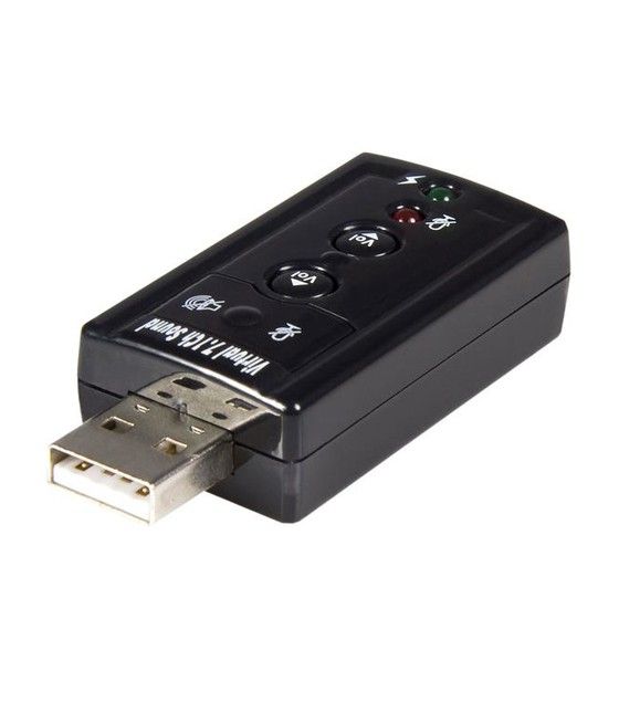 StarTech.com Tarjeta de Sonido 7,1 Virtual USB Externa Adaptador Conversor - Imagen 1