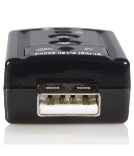 StarTech.com Tarjeta de Sonido 7,1 Virtual USB Externa Adaptador Conversor