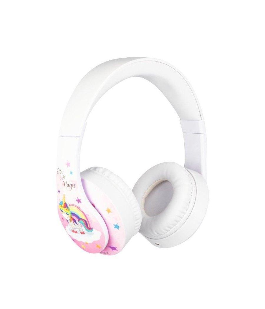 Auriculares infantiles gaming con micrófono konix unik be magic / jack 3.5/ blancos - Imagen 1