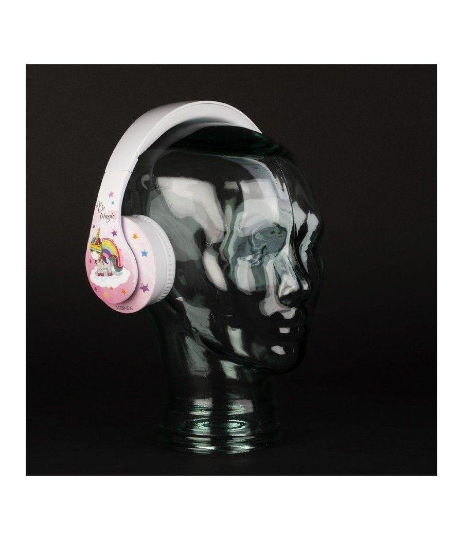 Auriculares infantiles gaming con micrófono konix unik be magic / jack 3.5/ blancos - Imagen 3