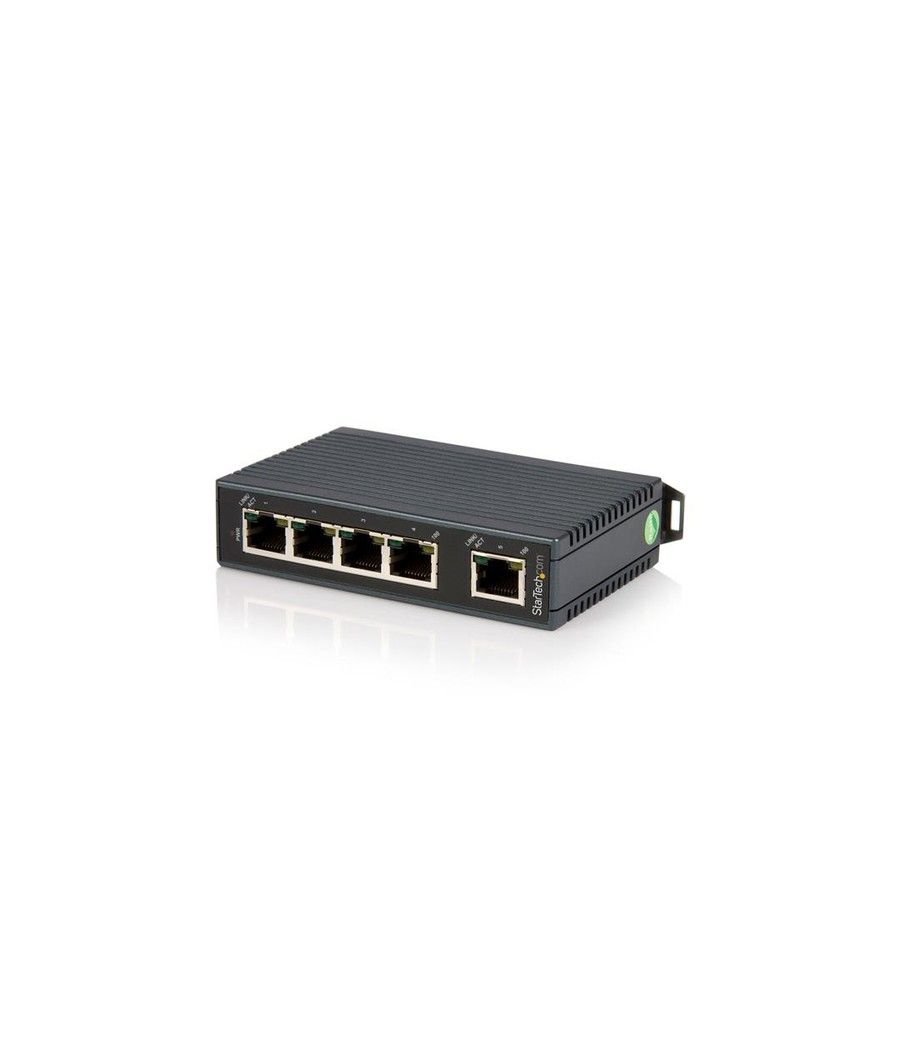 StarTech.com Switch Conmutador Industrial Ethernet de 5 Puertos RJ45 de Montaje en Carril DIN - Imagen 1