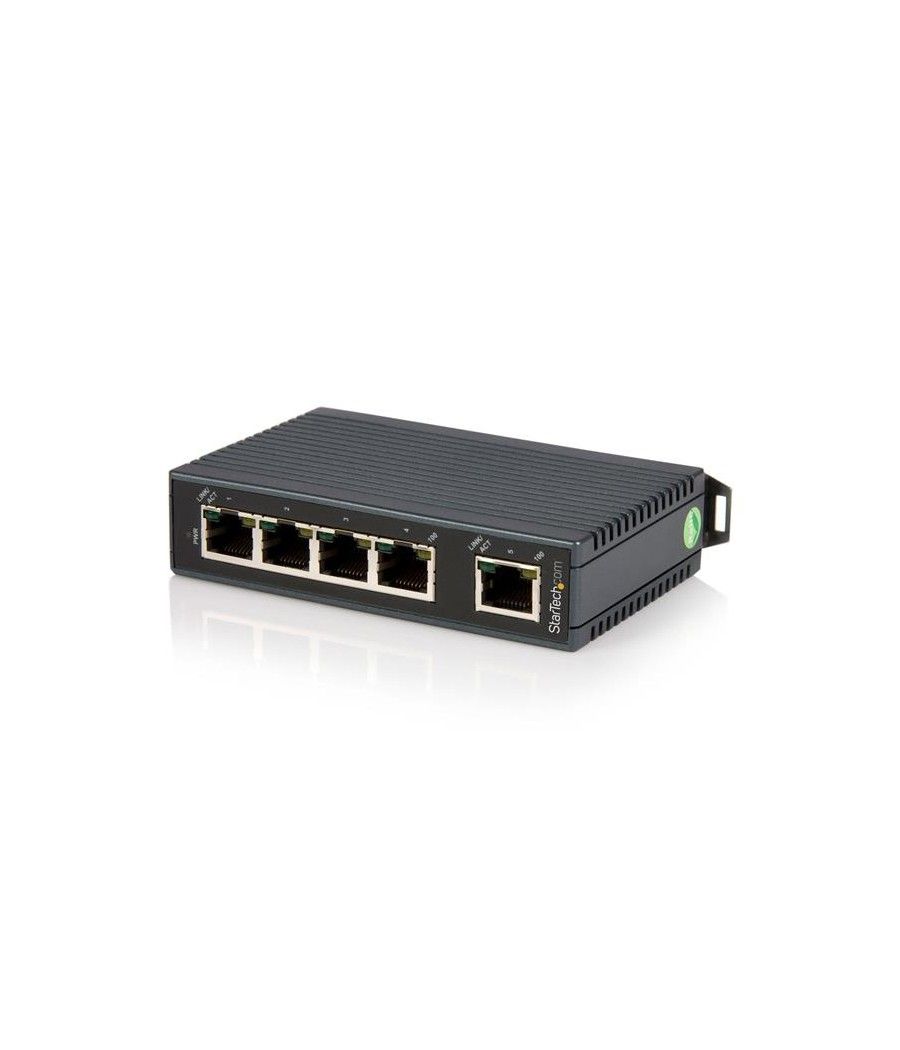 StarTech.com Switch Conmutador Industrial Ethernet de 5 Puertos RJ45 de Montaje en Carril DIN - Imagen 2