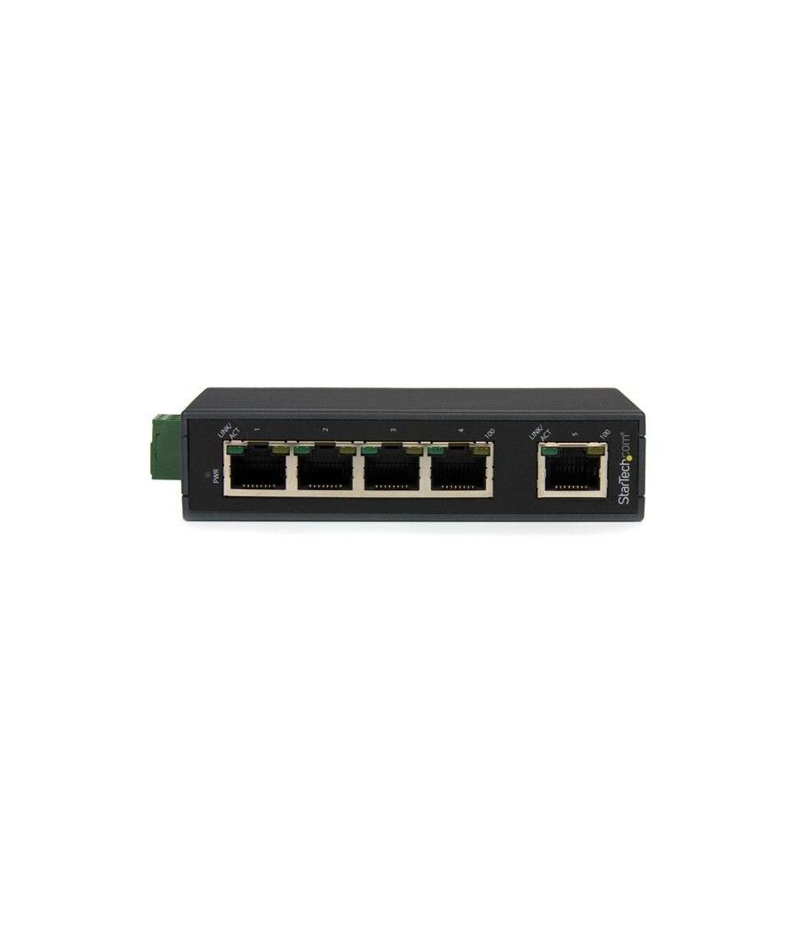 StarTech.com Switch Conmutador Industrial Ethernet de 5 Puertos RJ45 de Montaje en Carril DIN - Imagen 3