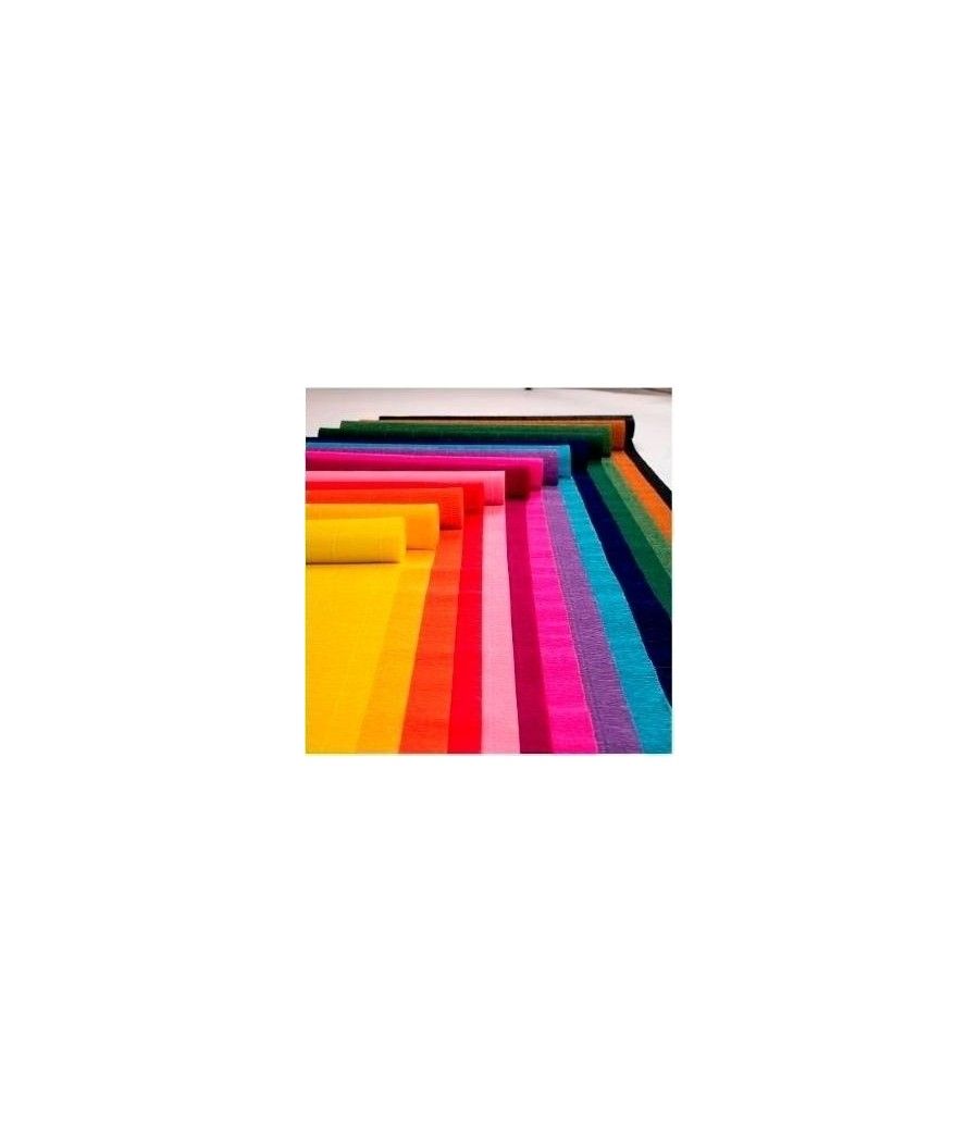 Sadipal rollo de papel crepÉ 0,50x2,50m 144gr-260% rosa - Imagen 1