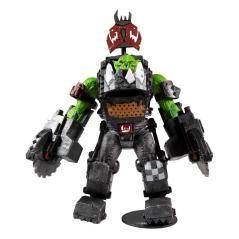 Figura mcfarlane toys warhammer 40k ork meganob con sierra circular - Imagen 1