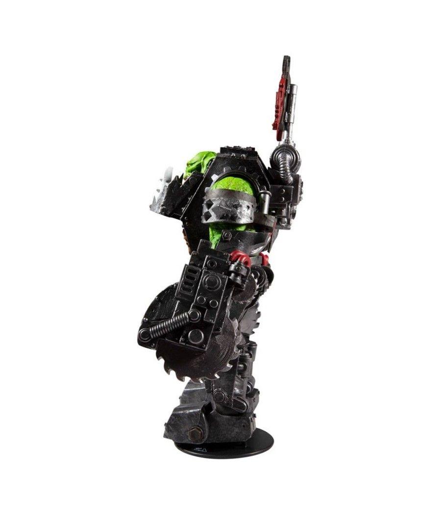 Figura mcfarlane toys warhammer 40k ork meganob con sierra circular - Imagen 2