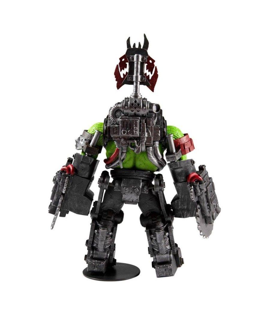 Figura mcfarlane toys warhammer 40k ork meganob con sierra circular - Imagen 3