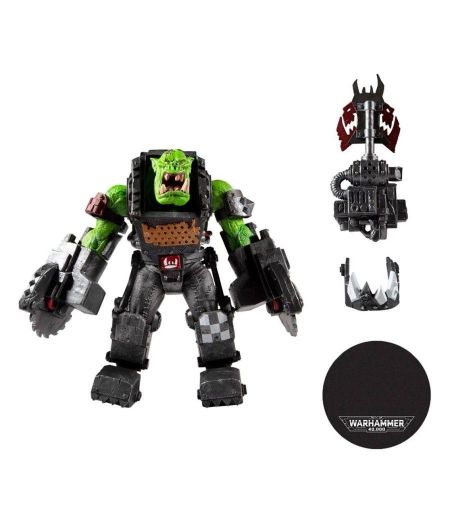 Figura mcfarlane toys warhammer 40k ork meganob con sierra circular - Imagen 5