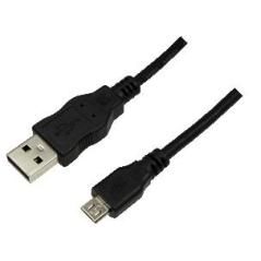 Cable usb(a) 2.0 a micro usb(b) 2.0 logilink 3m negro - Imagen 1