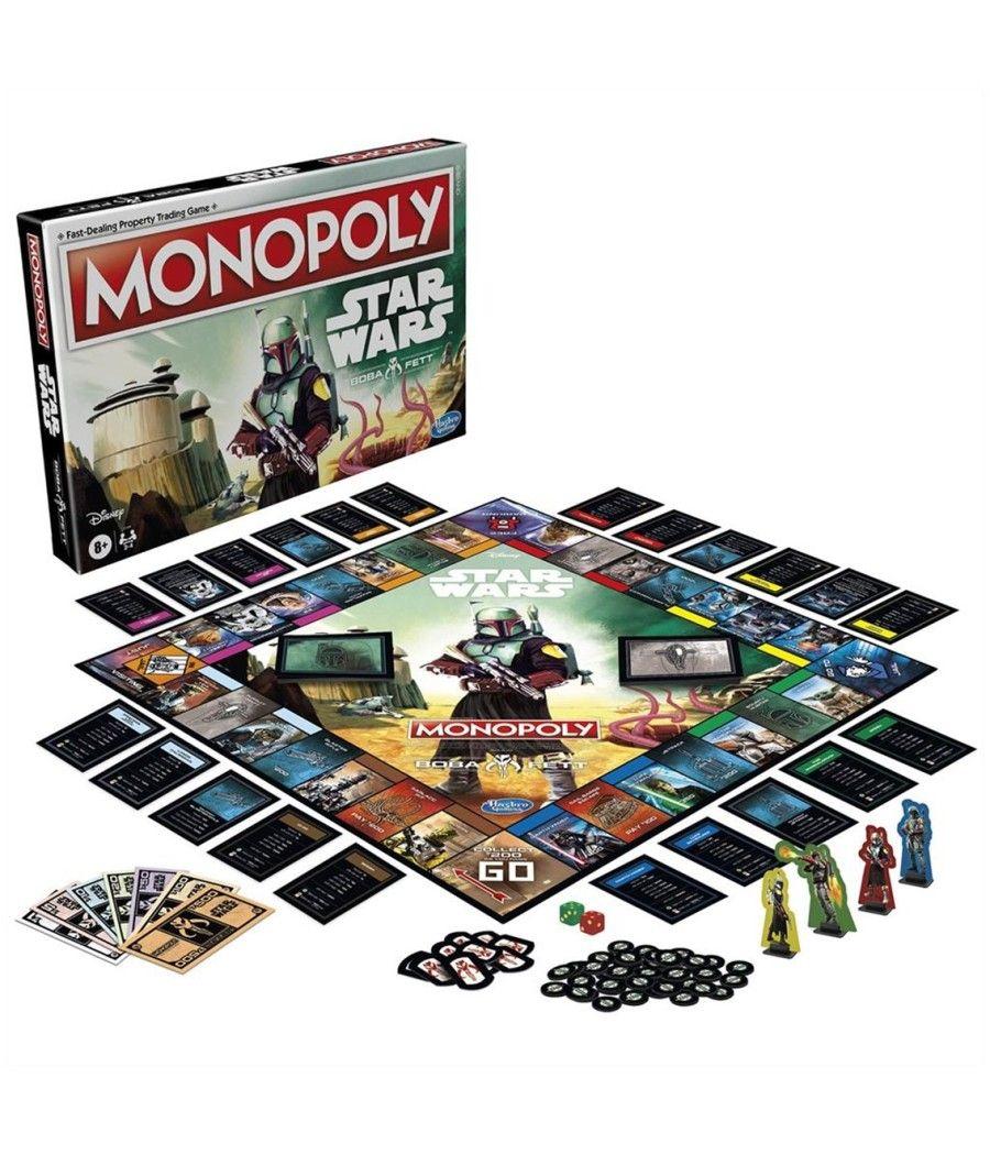 Juego de mesa monopoly boba fett pegi 14 - Imagen 2