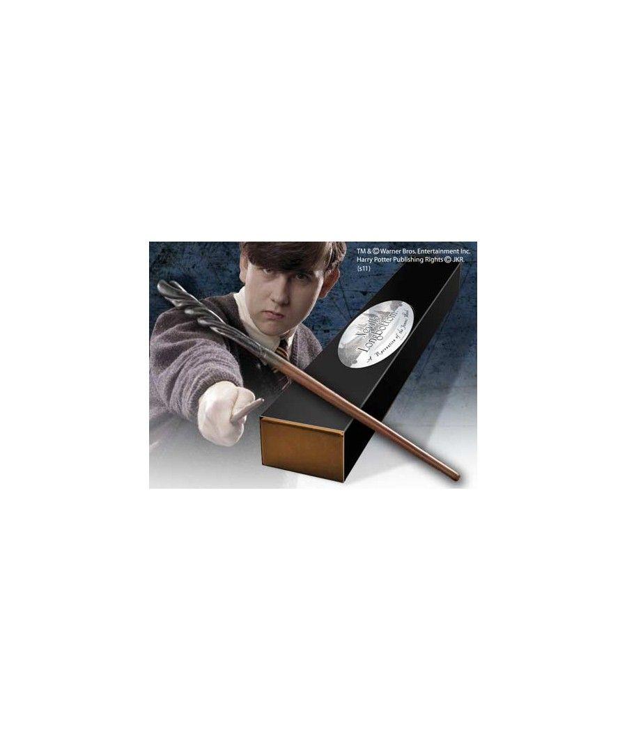 Replica the noble collection harry potter neville longbottom varita con caja y placa de identificacion - Imagen 1