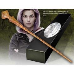 Replica the noble collection harry potter nymphadora tonks varita con caja y placa de identificacion - Imagen 1