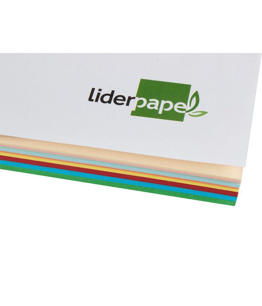 Cartulina liderpapel a3 180g/m2 10 colores surtidos paquete 100 hojas - Imagen 4