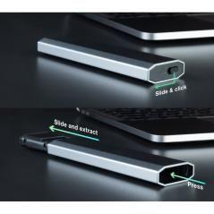 Caja externa para disco ssd m.2 nvme tooq tqe-2223g/ usb 3.2/ sin tornillos - Imagen 4