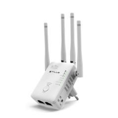 Talius - punto de acceso / repetidor wifi rtp1200 - wifi ac 1200mbps - dual band - 2x rj45 - 4 antenas
