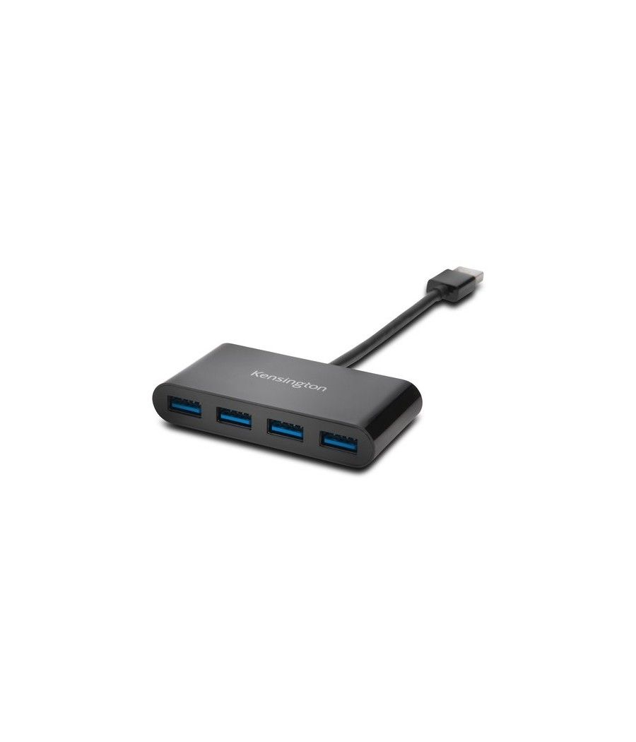 Kensington Hub USB 3.0 de cuatro puertos UH4000: negro - Imagen 1