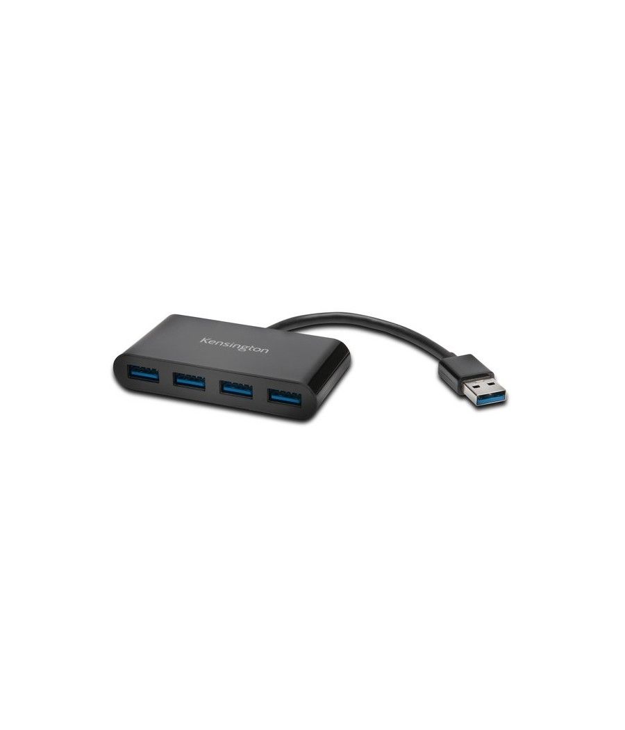 Kensington Hub USB 3.0 de cuatro puertos UH4000: negro - Imagen 2