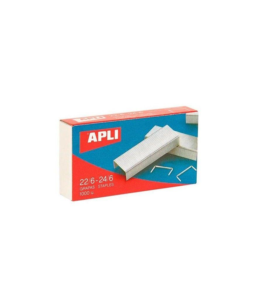 Apli grapas 22/6 - 24/6 galvanizadas -caja de 1000 -10u- - Imagen 1
