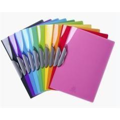 Exacompta dossier con clip design iderama polipropileno a4 colores surtidos