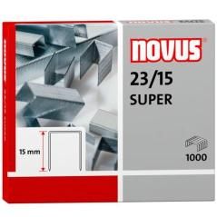 Novus grapas super 23/15 para grapadoras de gruesos -caja 1000- - Imagen 1
