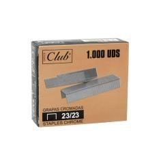 Office club grapas 23/23 cromadas -caja de 1000 -10u- - Imagen 1