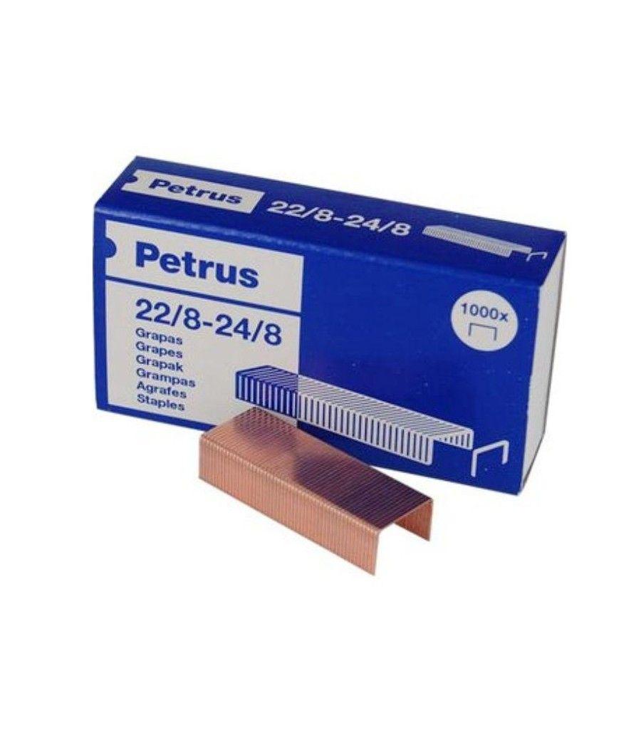 Petrus grapas 22/8-24/8 cobreadas -caja de 1000 -20u- - Imagen 1