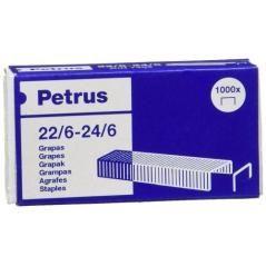 Petrus grapas 22/6-24/6 galvanizadas -caja de 1000 -25u- - Imagen 1