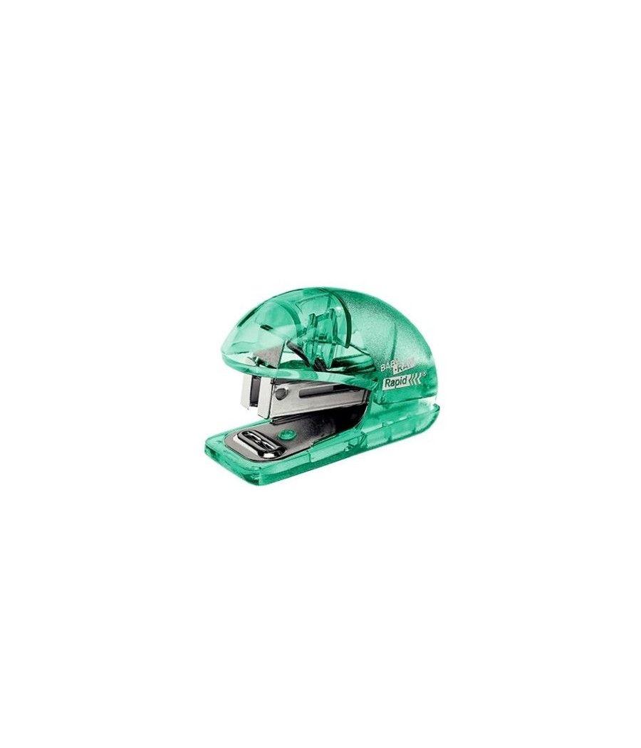 Rapid mini grapadora mod. f4 colour´ice verde - Imagen 1