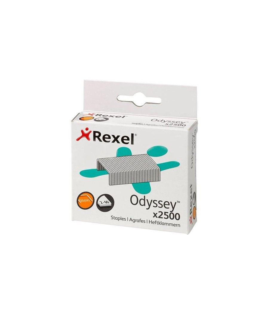 Rexel grapas odyssey galvanizadas -caja de 2500- - Imagen 1