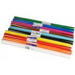 Sadipal rollo kraft liso 5x1m naranja fuerte -1u- - Imagen 1