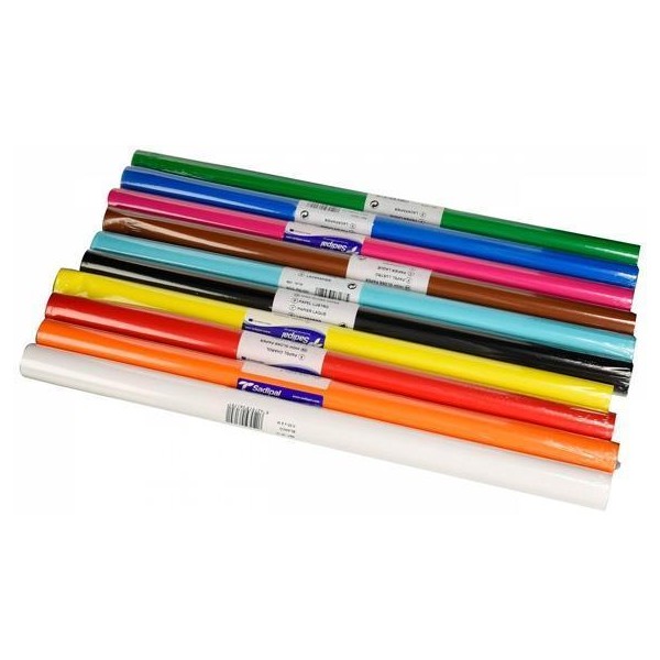 Sadipal rollo kraft liso 5x1m naranja fuerte -1u- - Imagen 1