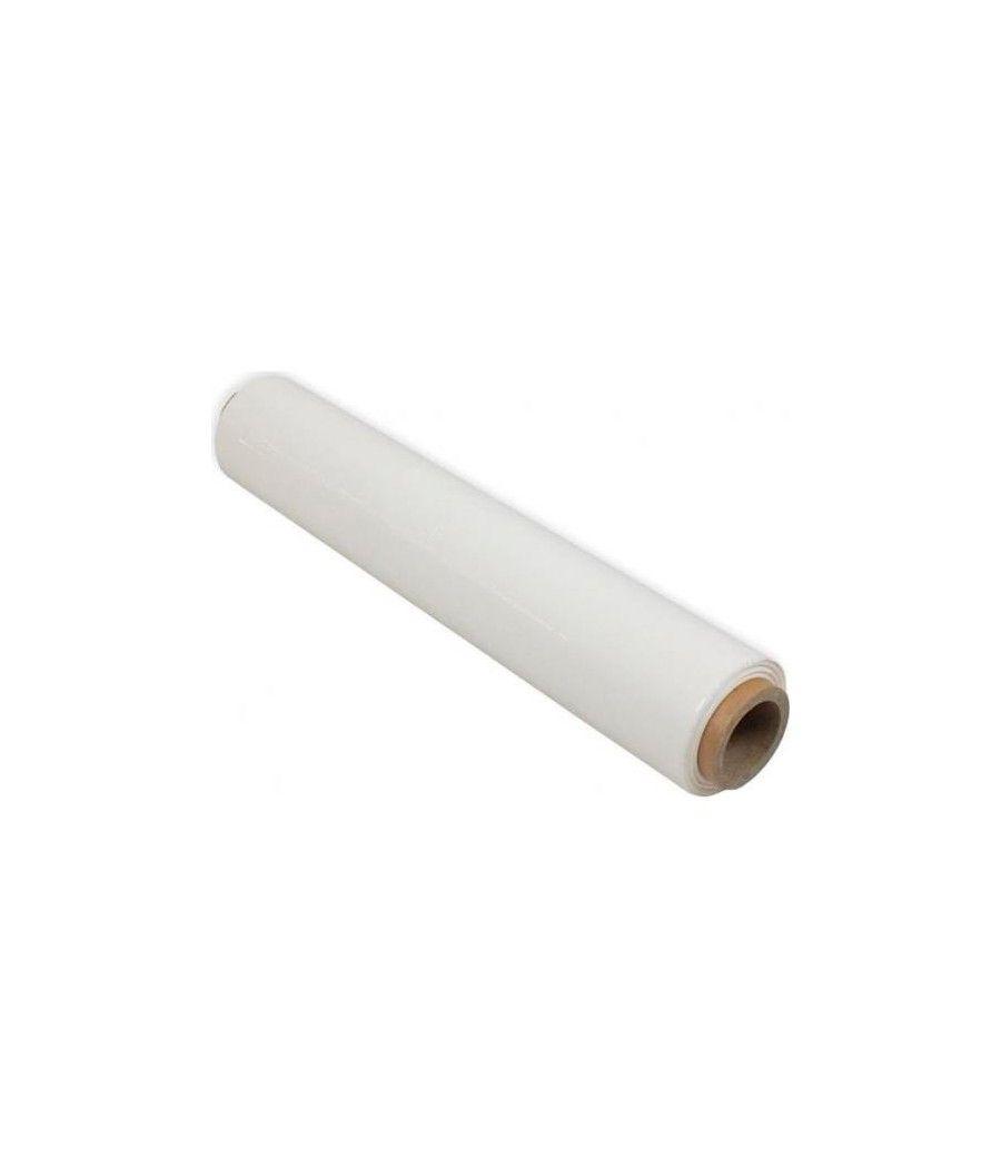 Film de paletizar rollo 23 micras 2kg 500mm ancho blanco - Imagen 1