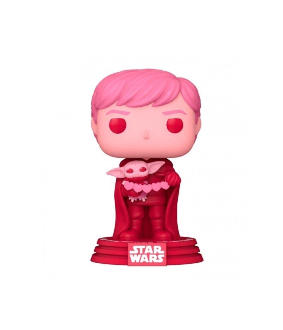 Funko pop star wars the mandalorian san valentín luke skywalker & grogu 60125 - Imagen 2