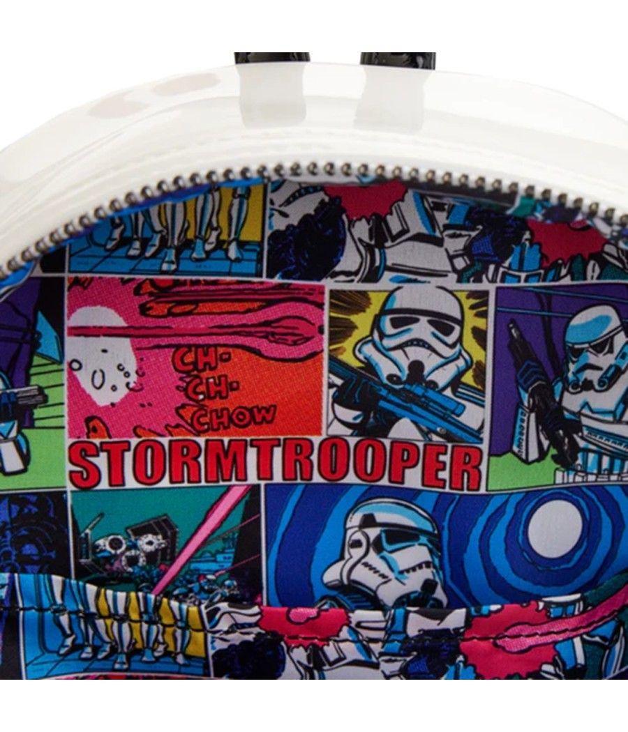 Mochila loungefly starwars stormtrooper lenticular - Imagen 6