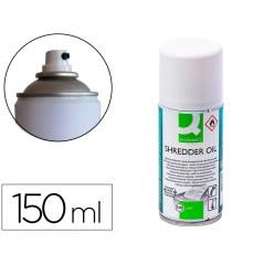 Aceite lubricante q-connect en spray para destructora de documentos 150 ml - Imagen 1