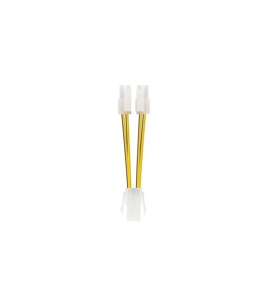 Nanocable CABLE ALIM. 4PIN/H-4+4PIN/M 15CM - Imagen 2