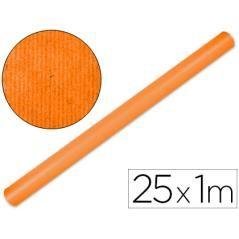 Papel kraft liderpapel naranja fuerte rollo 25x1 mt - Imagen 1