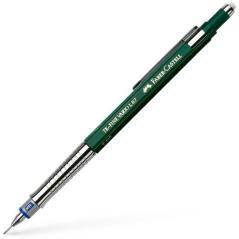 Faber castell portaminas tk-fine vario l 0,7mm clip de metal y goma de borrar verde - Imagen 1