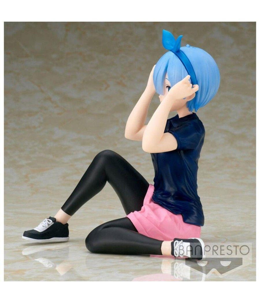 Figura banpresto re zero starting life in another world relax time rem training - Imagen 2