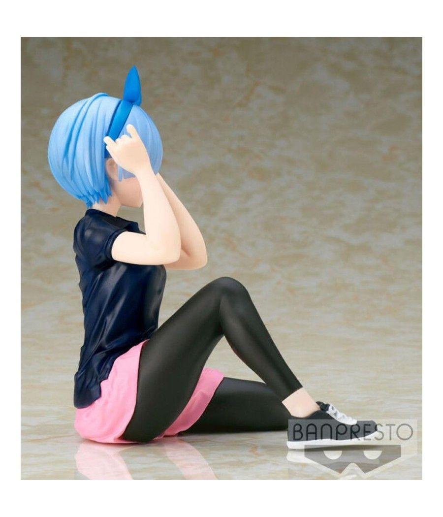 Figura banpresto re zero starting life in another world relax time rem training - Imagen 4