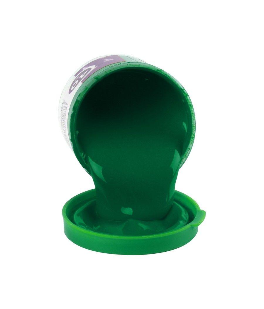 Tempera liderpapel escolar 40 ml verde pack 5 unidades - Imagen 3