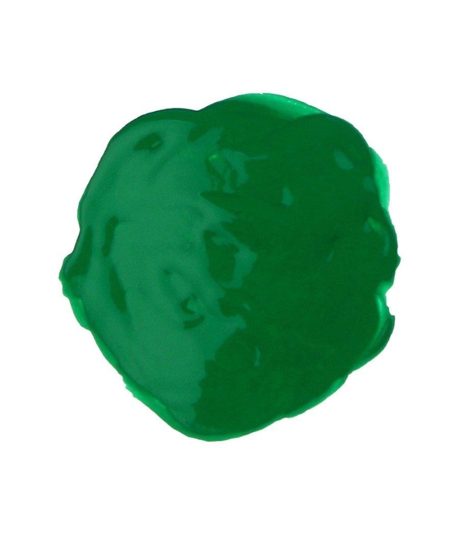 Tempera liderpapel escolar 40 ml verde pack 5 unidades - Imagen 4