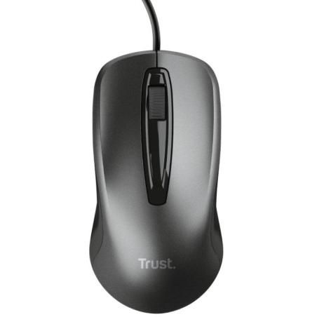 Ratón trust basics wired mouse/ hasta 1200 dpi
