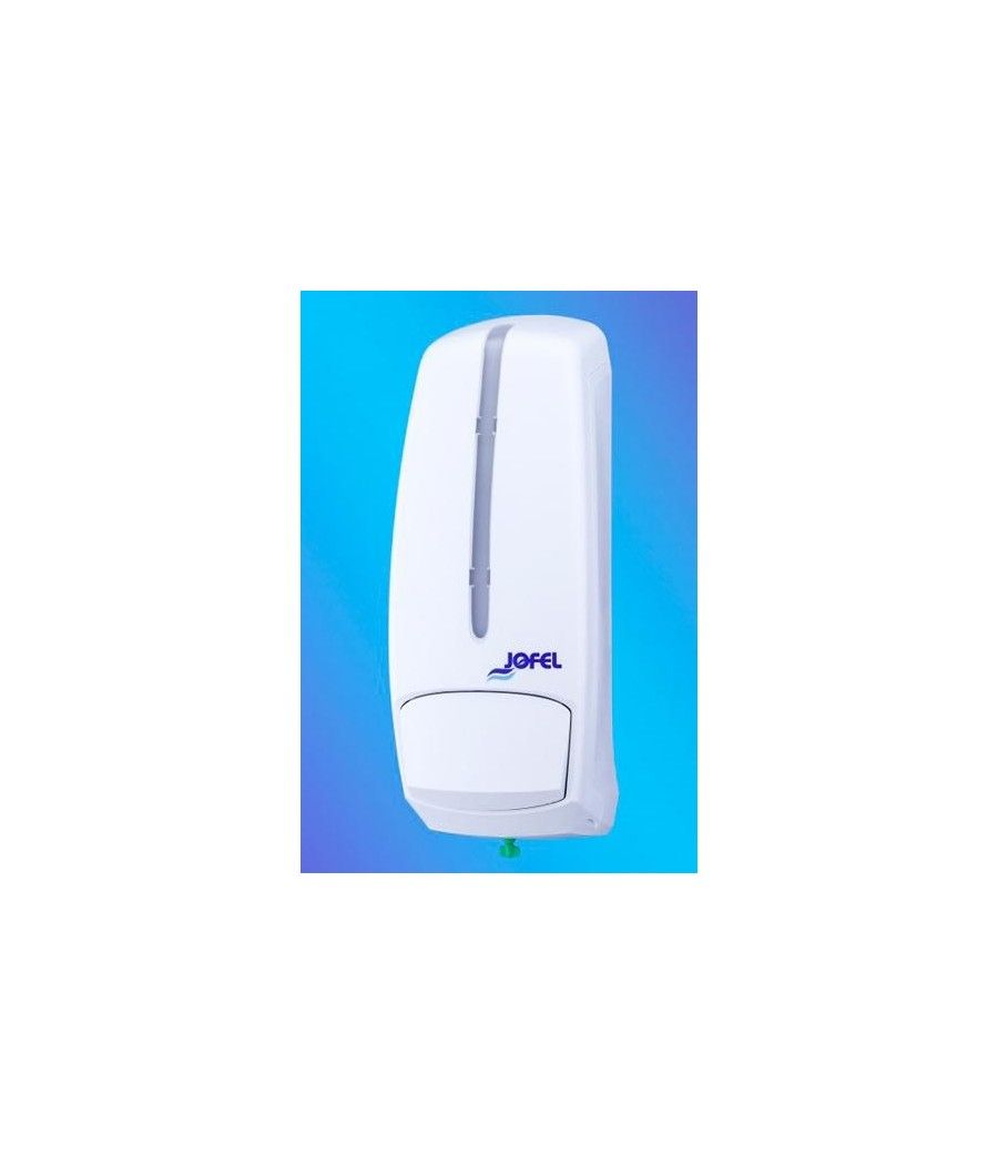 Jofel dispensador de jabon / hidroalcohol smart rellenable 1l abs blanco - Imagen 1