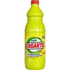 Lagarto lejía perfumada limón con detergente botella 1500ml