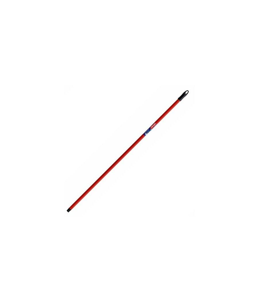 Vileda palo de cepillo rugoso 1,25m rojo - Imagen 1