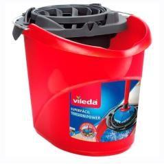 Vileda cubo de fregar escurrefacil 10l rojo - Imagen 1